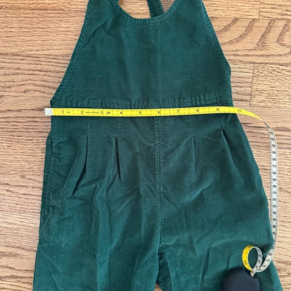 Hanna Anderson Toddler Corduroy Overalls in Malachite - Picture 2 of 5